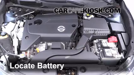 Battery Replacement: 2013-2018 Nissan Altima - 2014 Nissan ... 2002 nissan altima fuse box cover 